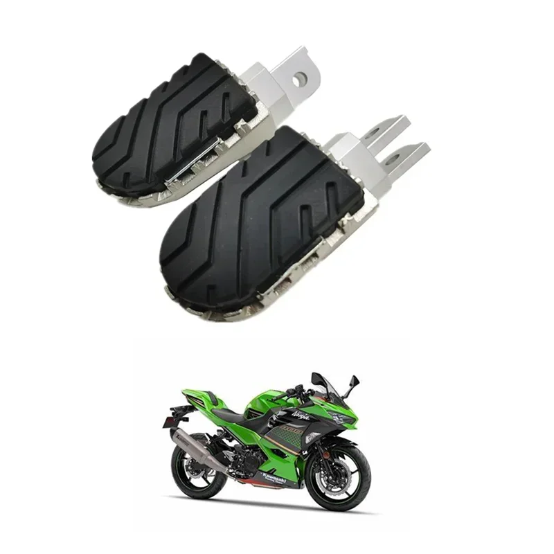 

FOR KAWASAKI NINJA 400 650 NINJA400 NINJA650 Moto Accessories Front Footpegs Foot Rest Peg