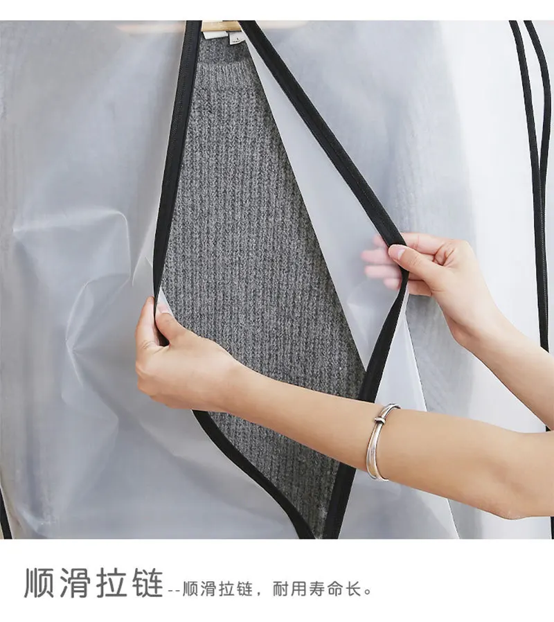 Dust Cover Home Storage Bag Pouch Case Organizer Wardrobe Hanging ClothingTop Clothes Hanging Garment Dress