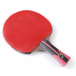 Boer Star Series Professional Tennis Table Racket Short Long Handle Double Face Pimples In Rubber Ping Pong Racket With Case