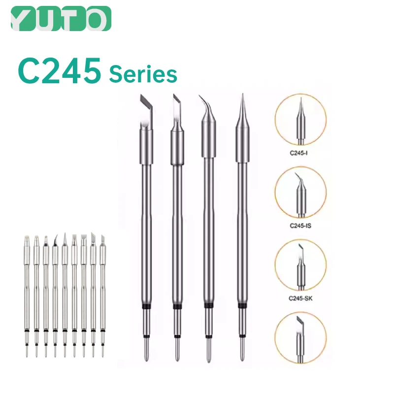 Replacement JBC C245 Series Soldering Iron Tips for T245 Handle CBD Precision Soldering Station Repair PCB IC Tool