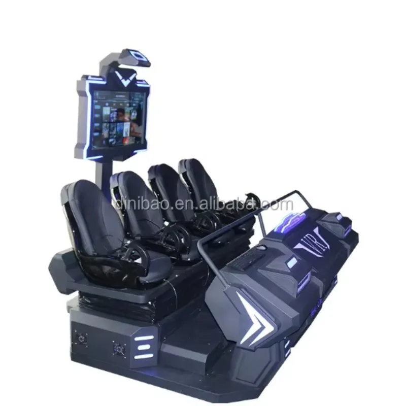 【Mais vendido】 Novo design 9d equipamento simulador de realidade virtual vr máquina de jogo de nave espacial para 4 jogadores