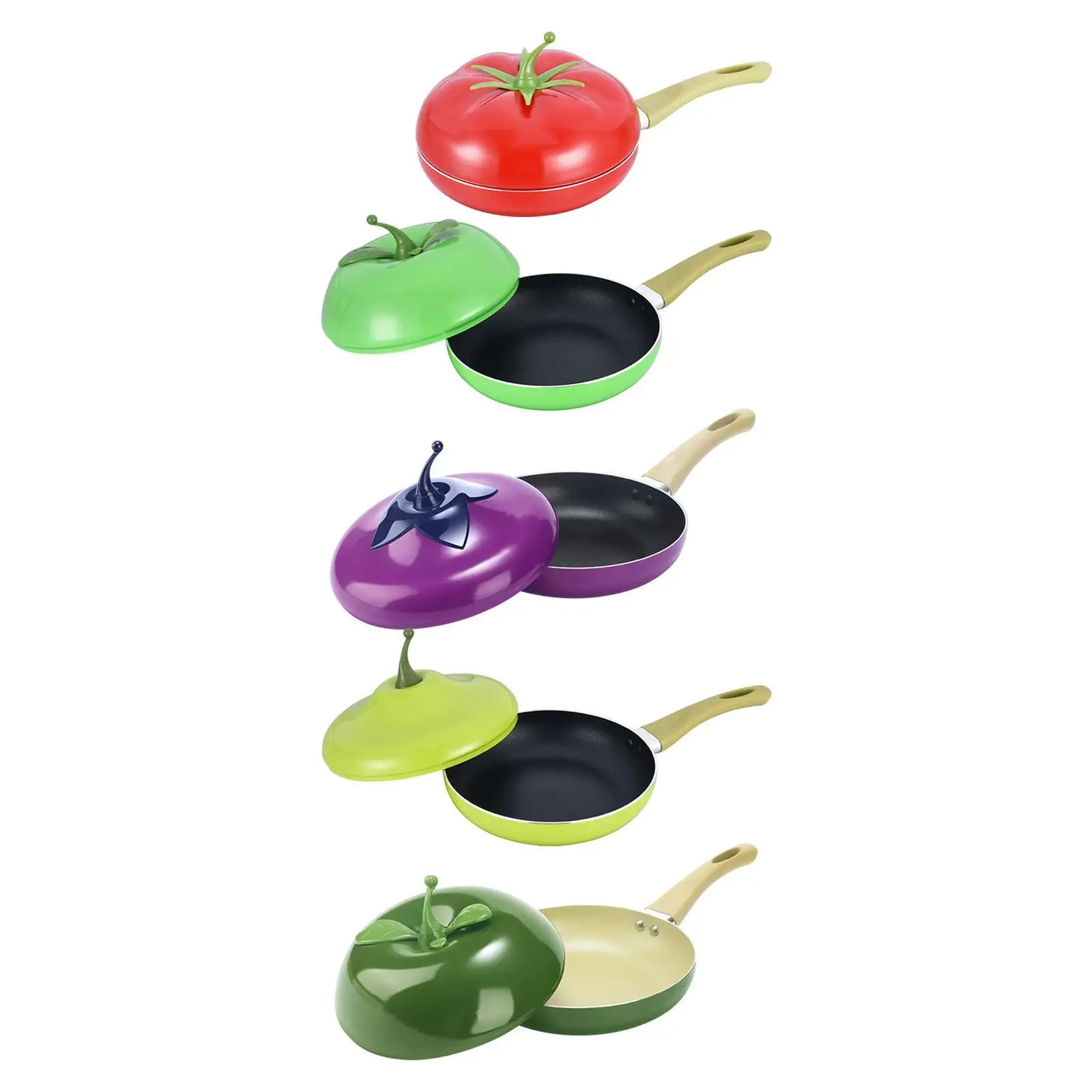 

Non Stick Frying Pan Cooking with Long Handle Household Kitchen Omelet Pan