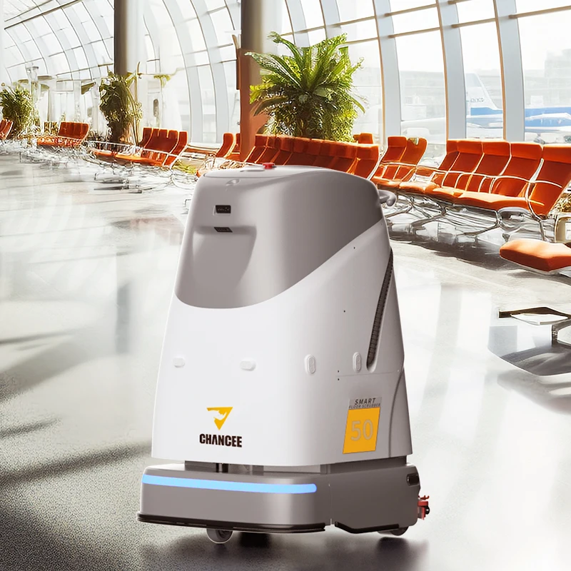 SC50 Commercial Industrial Intelligent Robotic Floor Scrubber Sweeper Robot Electric New Self-Propelled Walk-Behind Cleaning