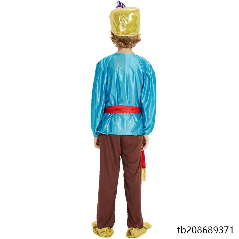 loween Cosplay S Aladino Costume Festa dei bambini Principe Performance Abbigliamento Ragazzi Piccolo Principe Vestito Tradizionale Cina...
