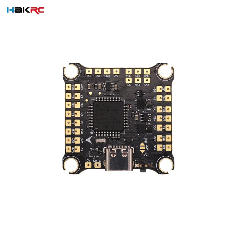 

HAKRC F722 V2 DJI F7 OSD Flight Controller 3-6S Lipo Dual BEC 5V 3A / 9V 2.5A Betaflight STM32F722RET6 30x30mm for RC FPV Drone