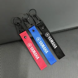 Nylon Motorcycle Key Chain Ring Strap Waist Wallet Keyrings for Yamaha R1 R3 R25 Mt-09 Gift Pendant Keychain Accessories