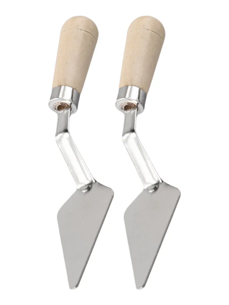 2 Pcs Palette Cutter raschietti in acciaio inox Palette Cutter raschietto Cutter Palette Oil Mix Painter Paint Tool
