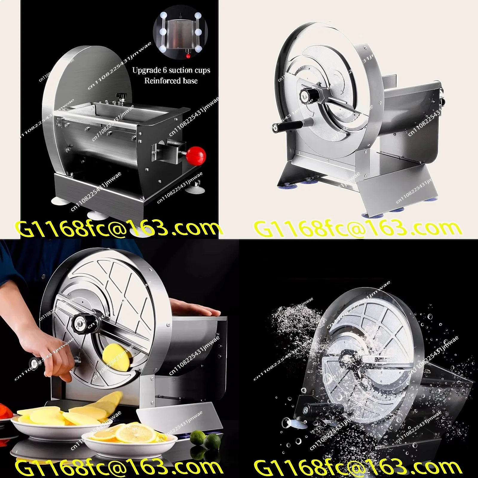 Commercial Potato Slicer Manual Stainless Steel Vegetable Cutter Twist Fries