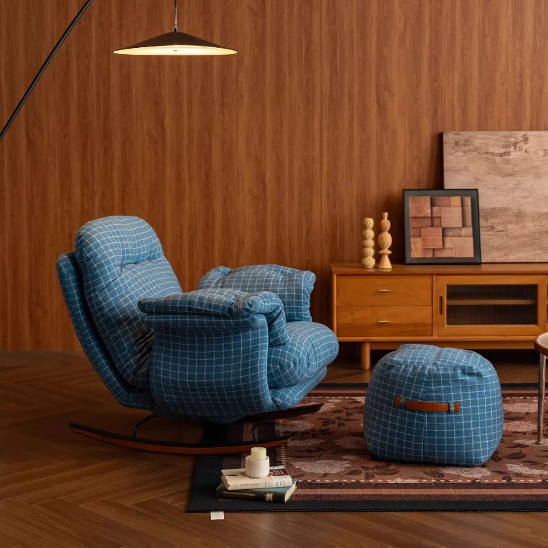Lazy sofa single sofa chair living room balcony small apartment can lie down and sleep folding