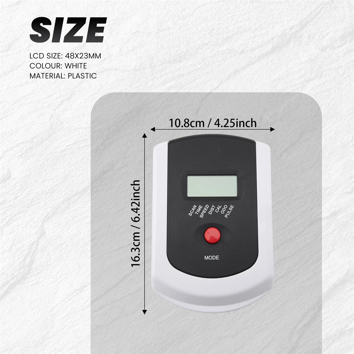 Moniteur de compteur de vitesse avec fréquence cardiaque pour vélos stationnaires de fitness, vélo magnétique, nouveau