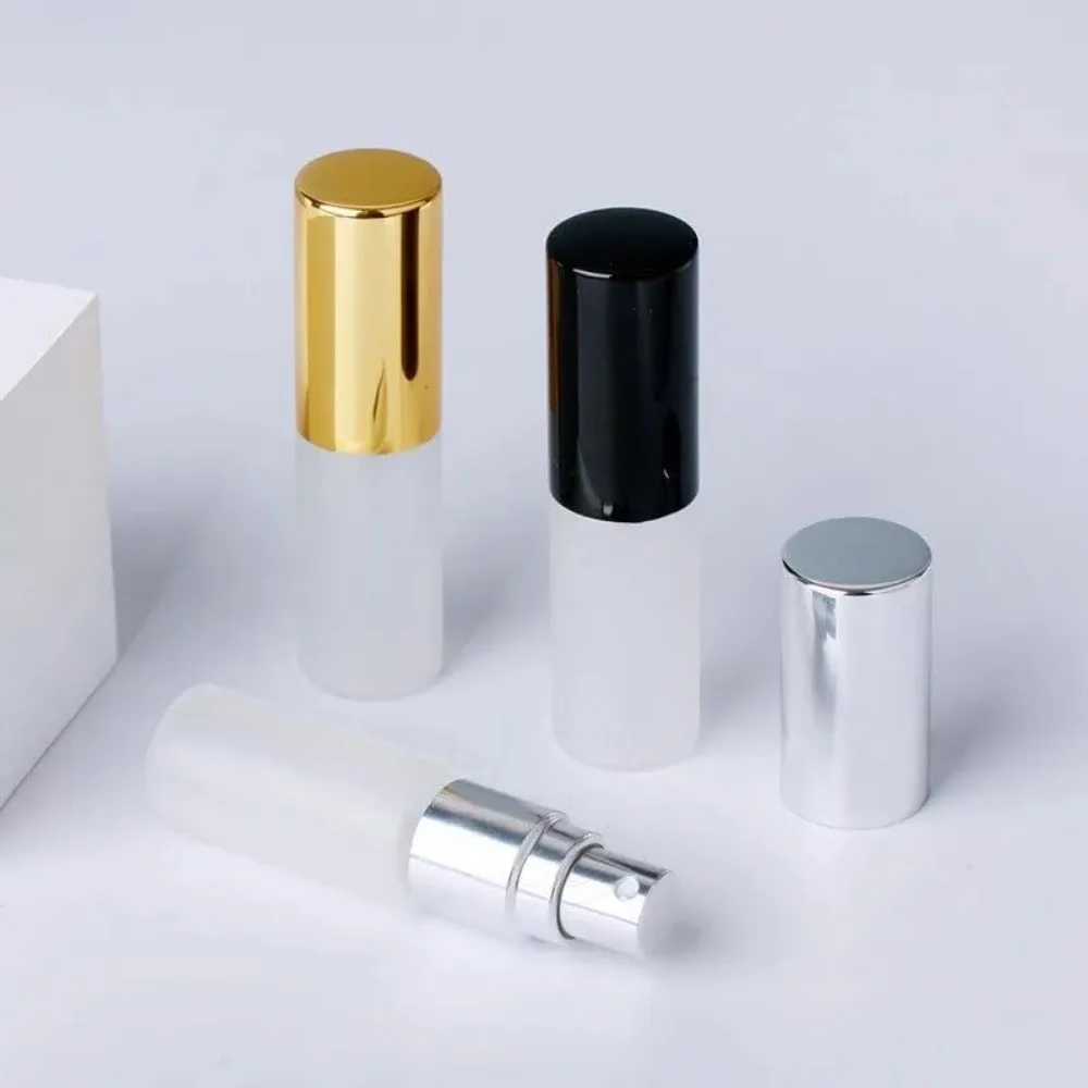 20 Stück 5/10ML Nachfüllbare Parfümzerstäuber Leere Mattglas-Sprühflasche Tragbarer Reise-Mini-Kosmetikflüssigkeitsbehälter Geschenk – Detail 3