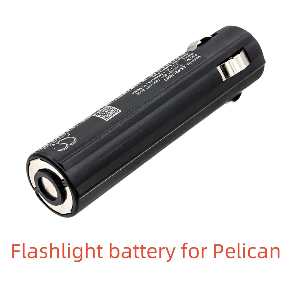 Li-ion Flashlight battery for Pelican,3.7V,3400mAh,7060 7069,7060-301-000E 7060-301-000-1