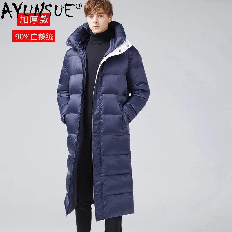 

2024 New Winter Jacket Men Clothing Thick Men's Down Jackets Warm Parka X-long Clothes 5XL Coat Male Hommes Veste LXR950