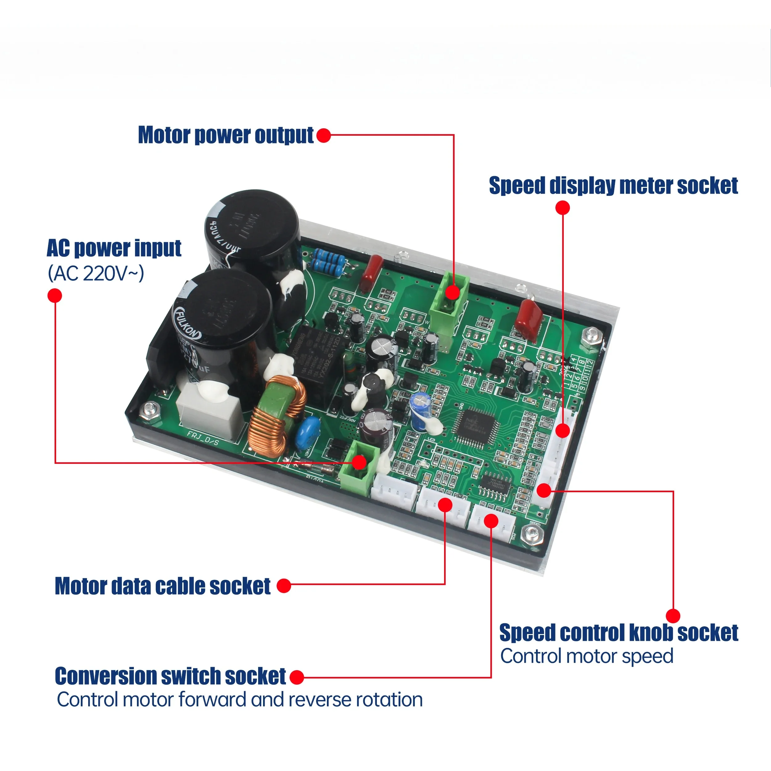 Control Board for DC Brushless Lathe Spindle – Replacement Part for CJ‑0618 Lathe Machine
