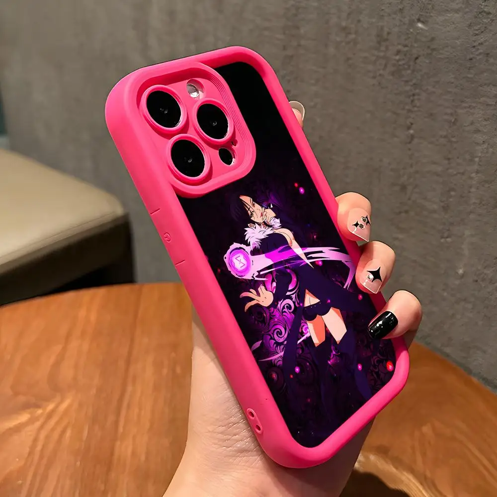 Seven Deadly Sins Merlin Phone Case for iPhone 18 17 16 15 14 13 12 11 Air Pro Max Plus Red Soft TPU Shockproof Cover - view 2