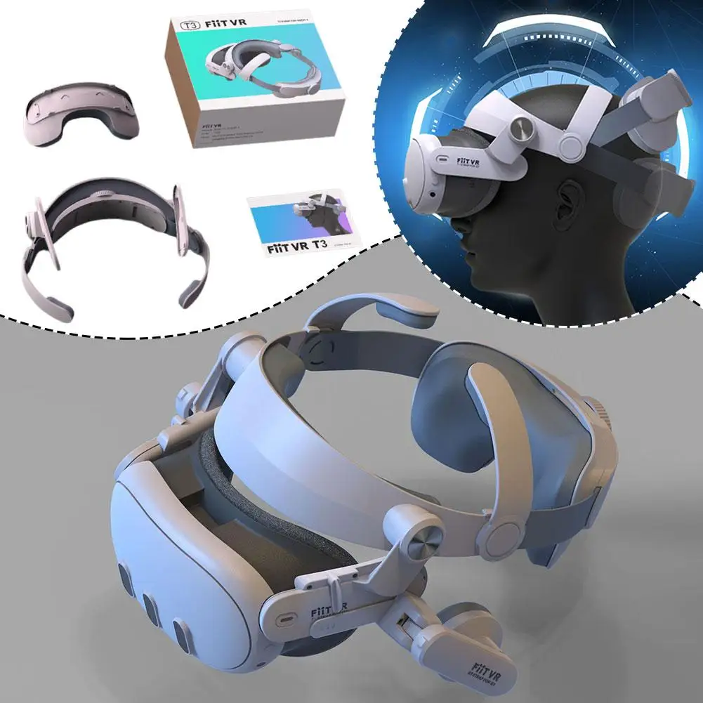 For Meta Quste3 Elite Headband T300 Decompression Portable Folding Oculus VR All-in-one Accessories FOR Meta Quste3 Headban X3W8