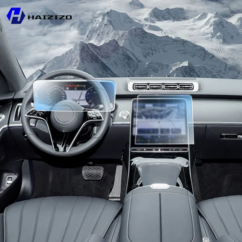 

For Mercedes-Benz S-Class W223 2021-2025 Car LCD Screen Anti fingerprint Matte TPU film Car navigation screen protector film PPF