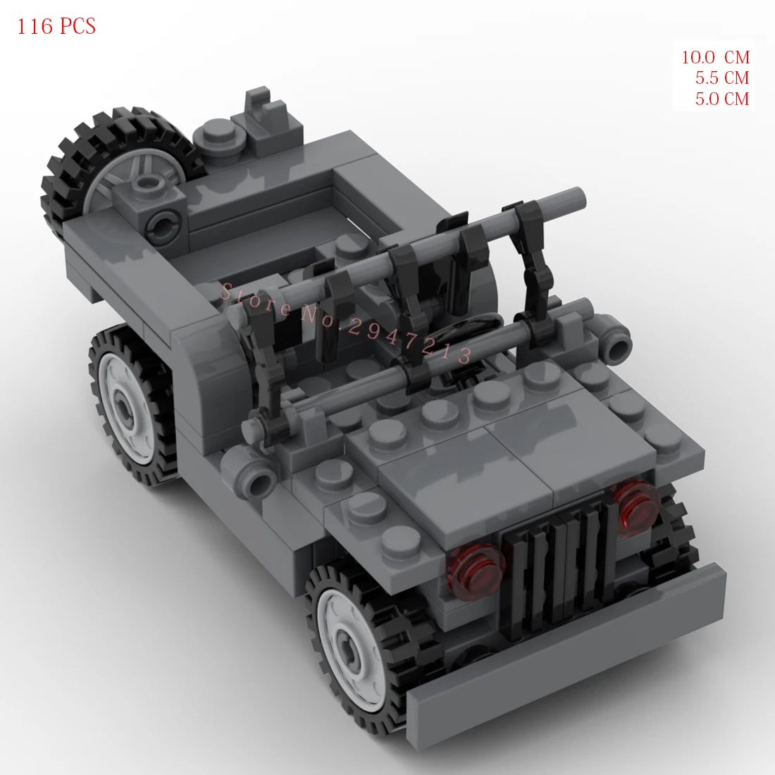 

hot military WWII technical US army vehicles jeepes GP CT3 PUP car war weapons equipment bricks model Building Blocks toys gift