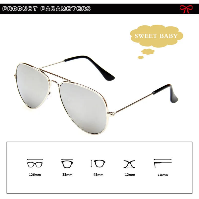 Fashion Parent-child Sunglasses Kids Adult Outdoor Travel Round Pilot Sun Glasses Unisex Children Vintage UV400 Shades Eyewear