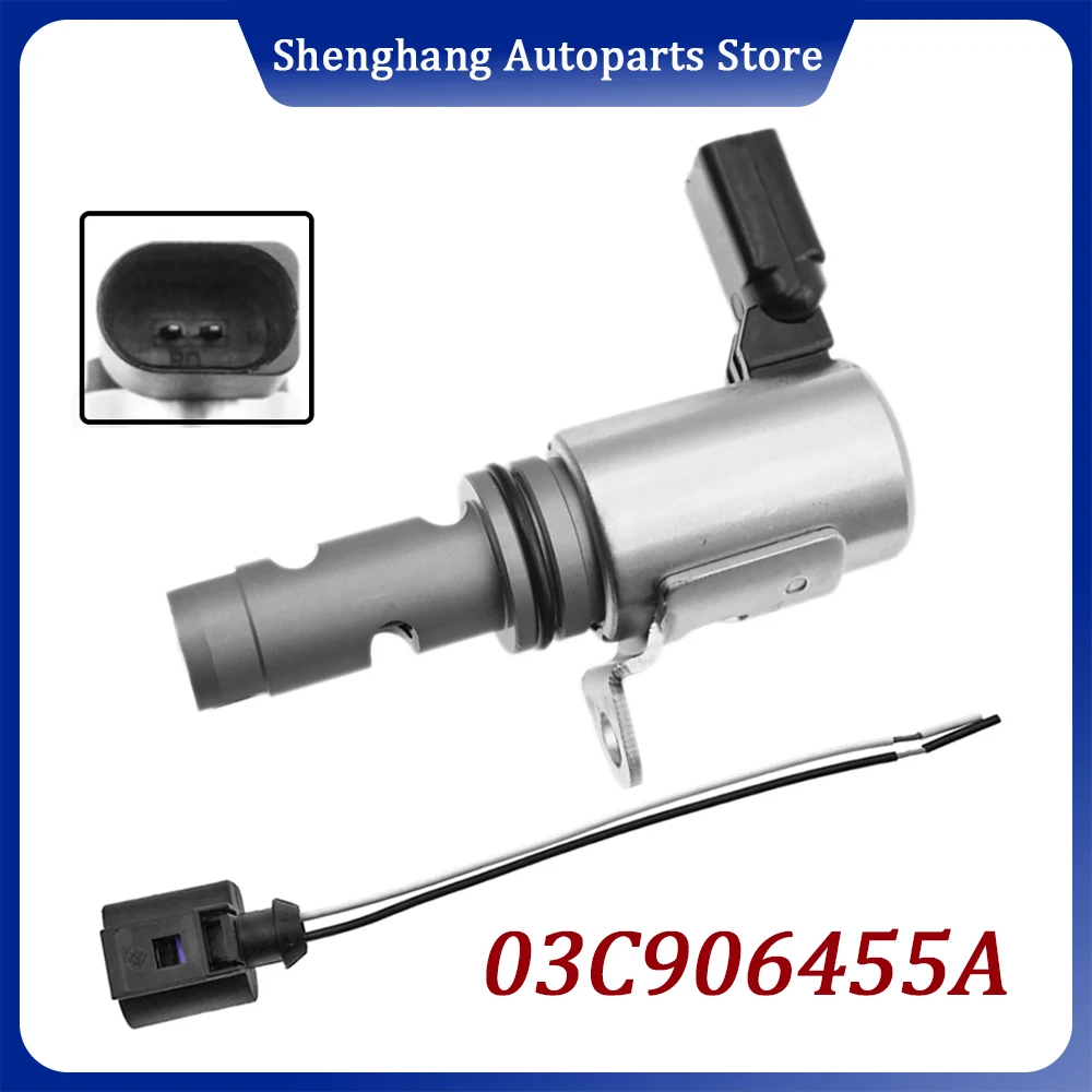 03C906455A VVT Valve Variable Timing Solenoid Valve/ Plug For Audi A1 A3 VW Golf Tiguan Jetta Scirocco Polo Passat Touran Sharan