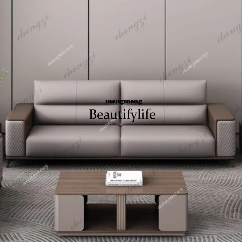 d5556 Boss Leaders Office Sofas Light Luxury High Elegant Office Sofas Integrated Leather Office Furniture Gado Mai Matasai