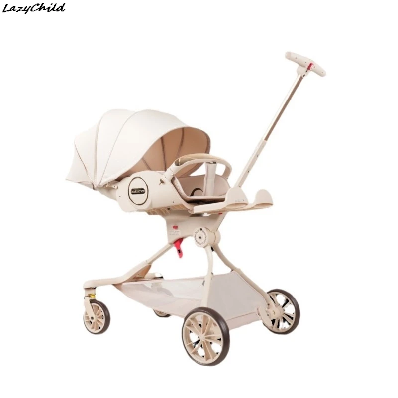 V9-C/V18PLUS Baby Walker Can Sit And Lie Bidirectional Implementation Of Foldable High Landscape Baby Walker Portable News