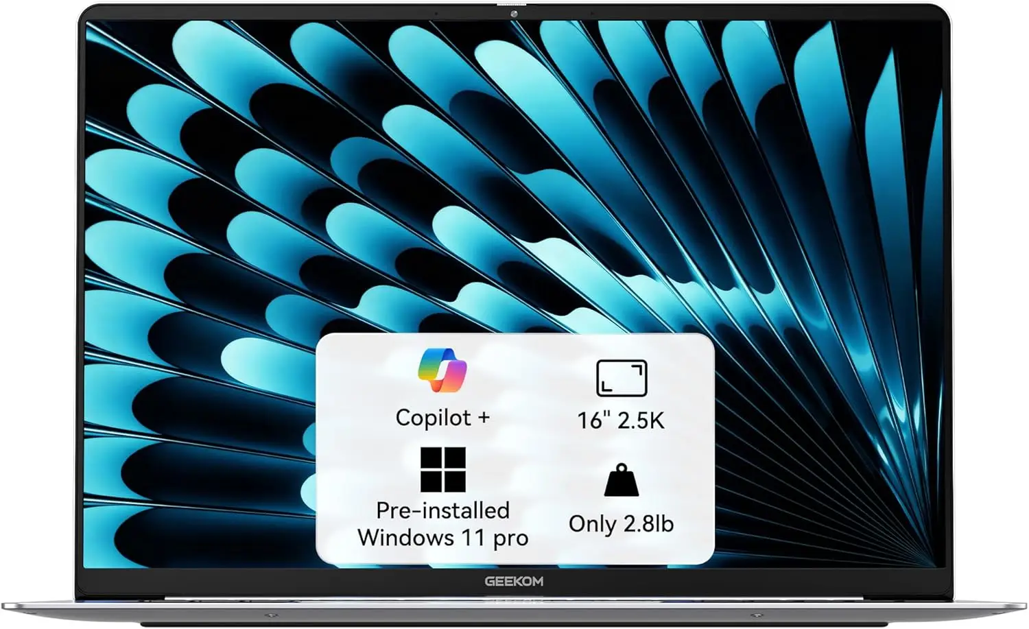

Ноутбук GEEKOM GeekBook, Ultra 9 185H, 7500 МГц ОЗУ, 2 ТБ SSD, до 17 часов работы, USB4, сканер отпечатков пальцев, двойной вентилятор, Copilot