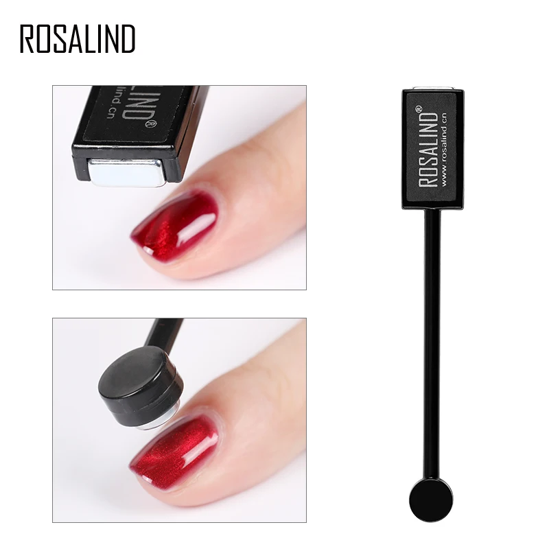 ROSALIND Professional Cat Eye Nail Polish Magnet Stick Manicure Tool For Strong Magnetic Effect UV Cat Eye Gel Nail  Art Tools