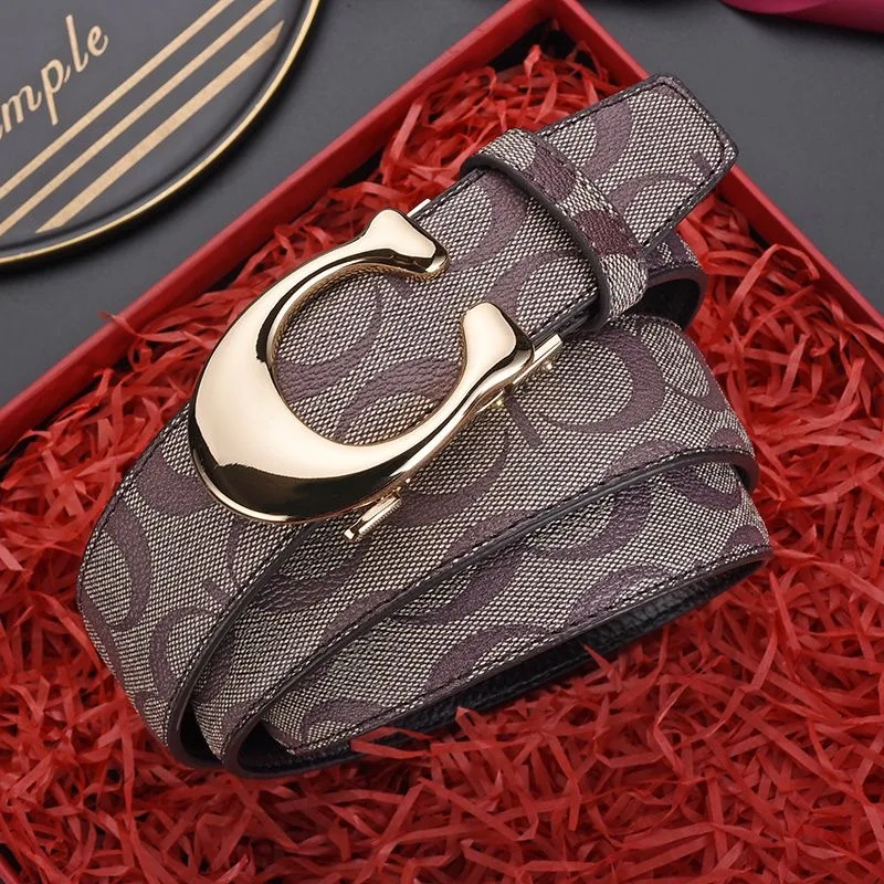 جديد 3.4 سنتيمتر حزام المرأة الموضة الجلود الرسمية قماش حزام الذكور عالية الجودة المعادن التلقائي مشبك حزام الأعمال للرجال الجينز