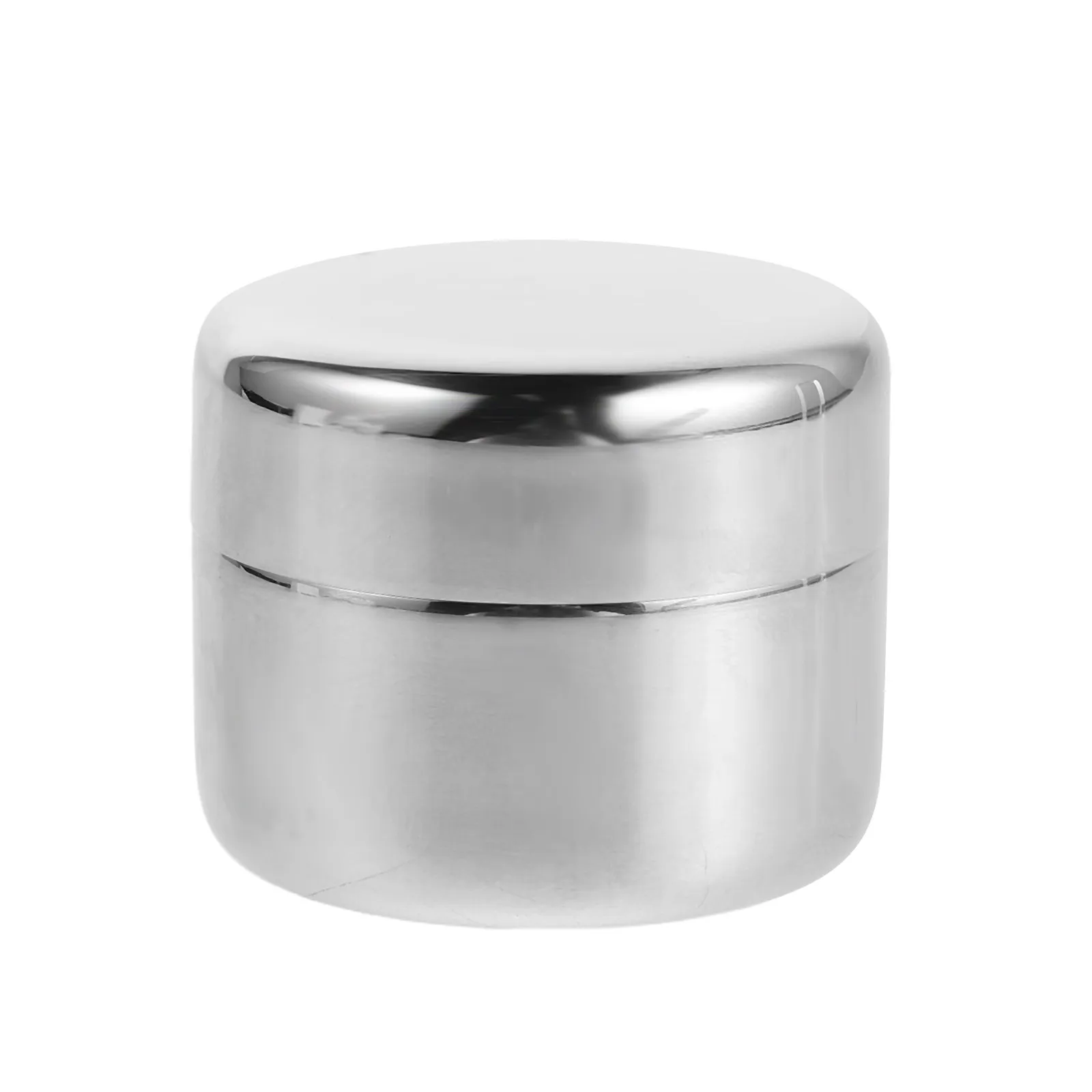 Metal Portable Stainless Steel Organizer Container Mini Pill Case Medication Organizer For Travel Small Round Medicine