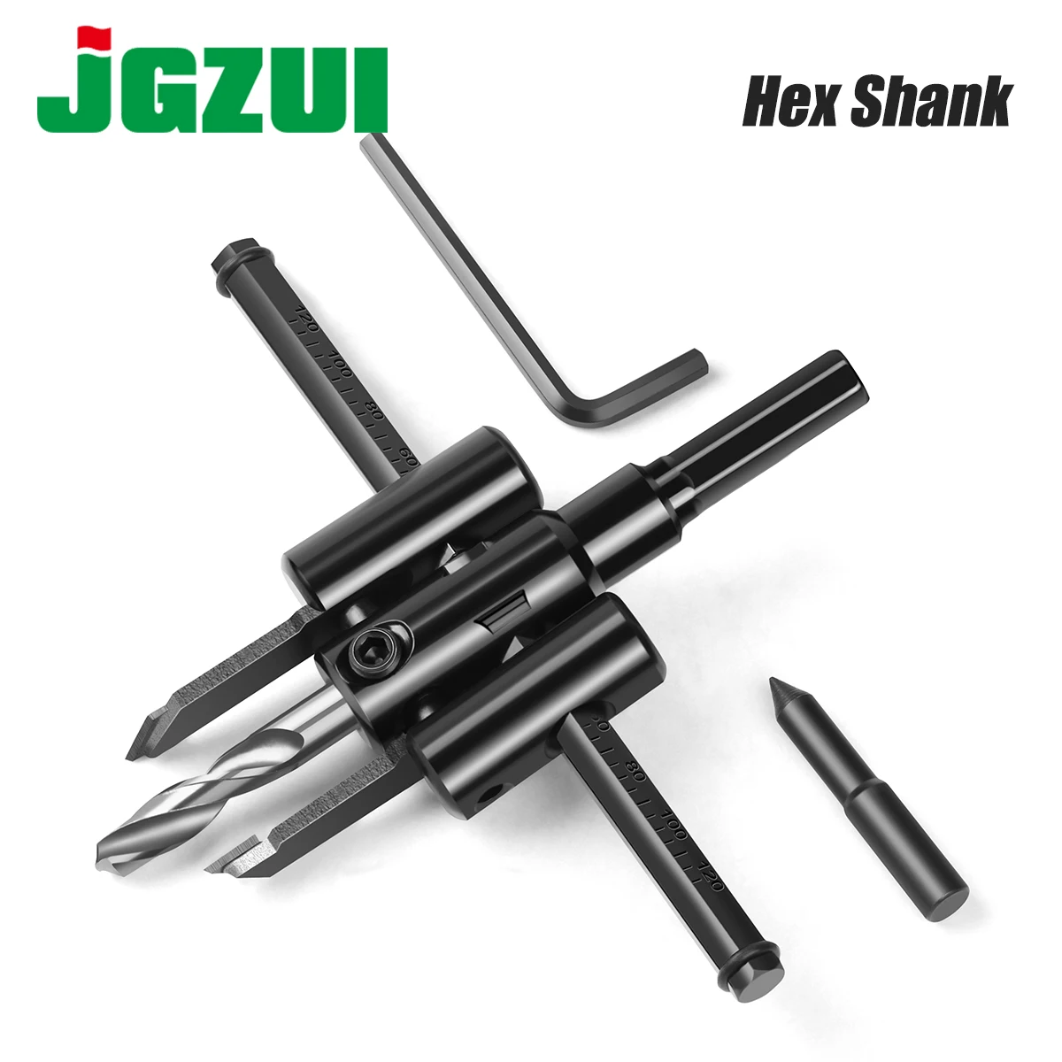 

1PC 30/40-120/200/300mm Adjustable Circle Hole Saw Aircraft Type Hole Opener Circle Hole Cutter Drill Bit Woodworking DIY Tool