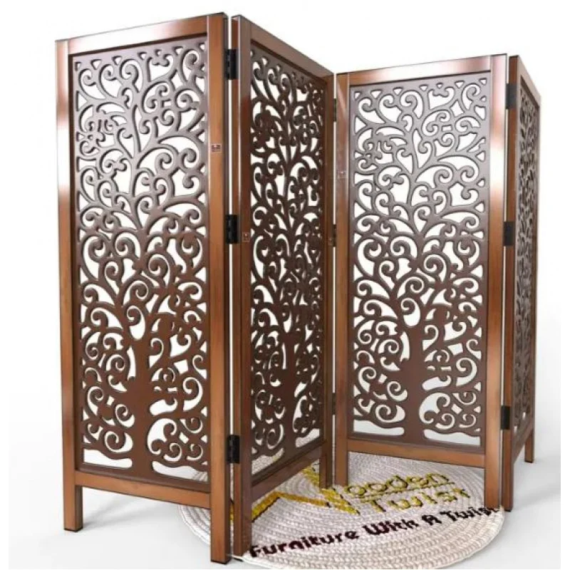 مخصص. أفضل بيع ديكور فاخر خشبي التقسيم جدار غرفة المعيشة وغرفة المكتب بتصميم عصري #6