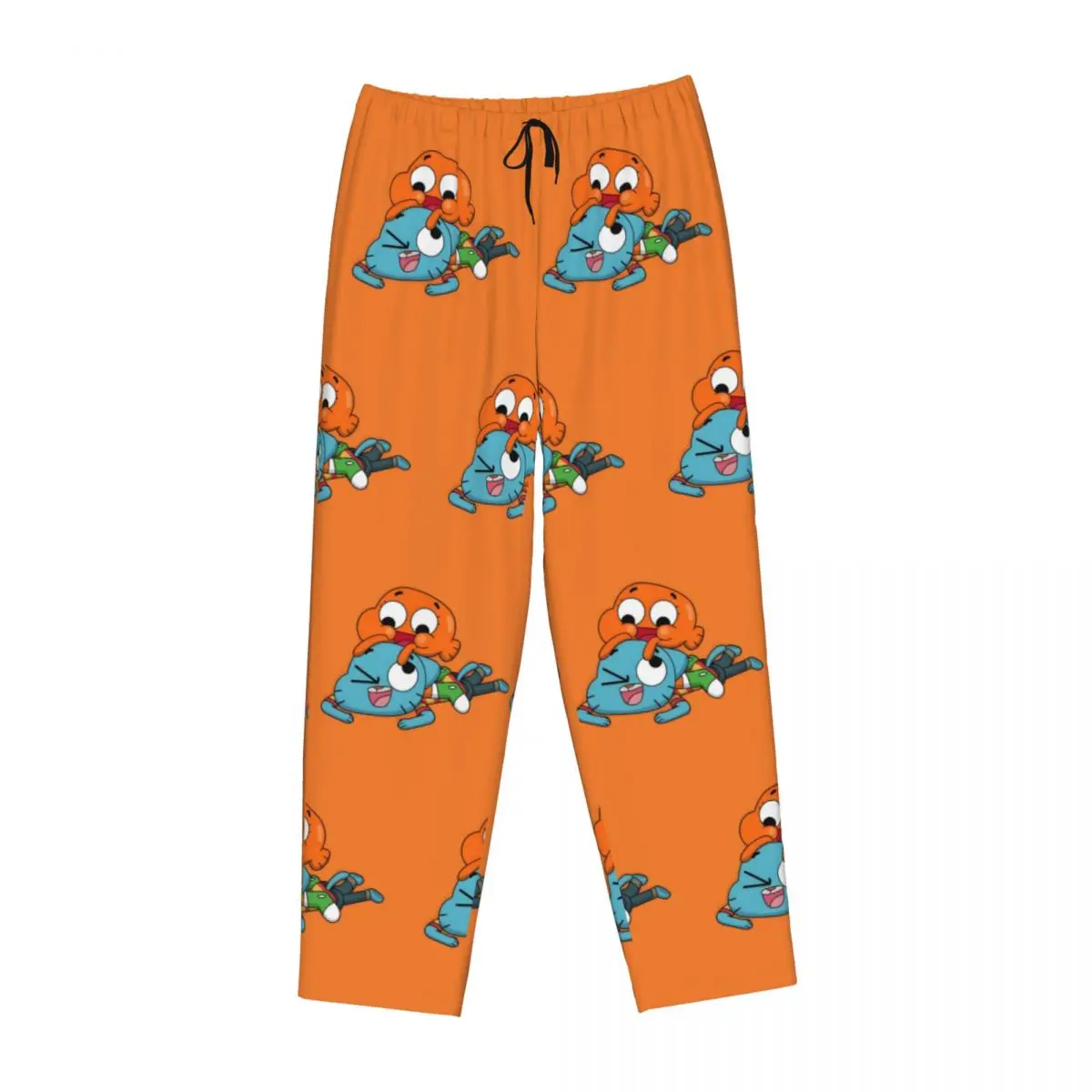Custom The Amazing World Of Gumball Pajama Pants Womens Animated Comedy Lounge Sleep Stretch Sleepwear Bottoms with Pockets
