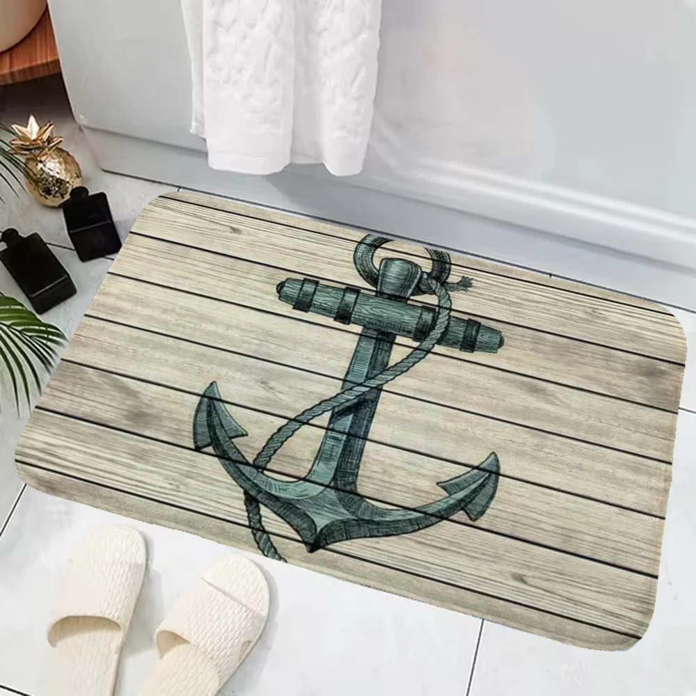 Bedroom Carpet for Bathroom Anchor Cute Room Decor Door Floor Mat for Hallway on the Floor Kitchen Rugs Doormat Outdoor Custom