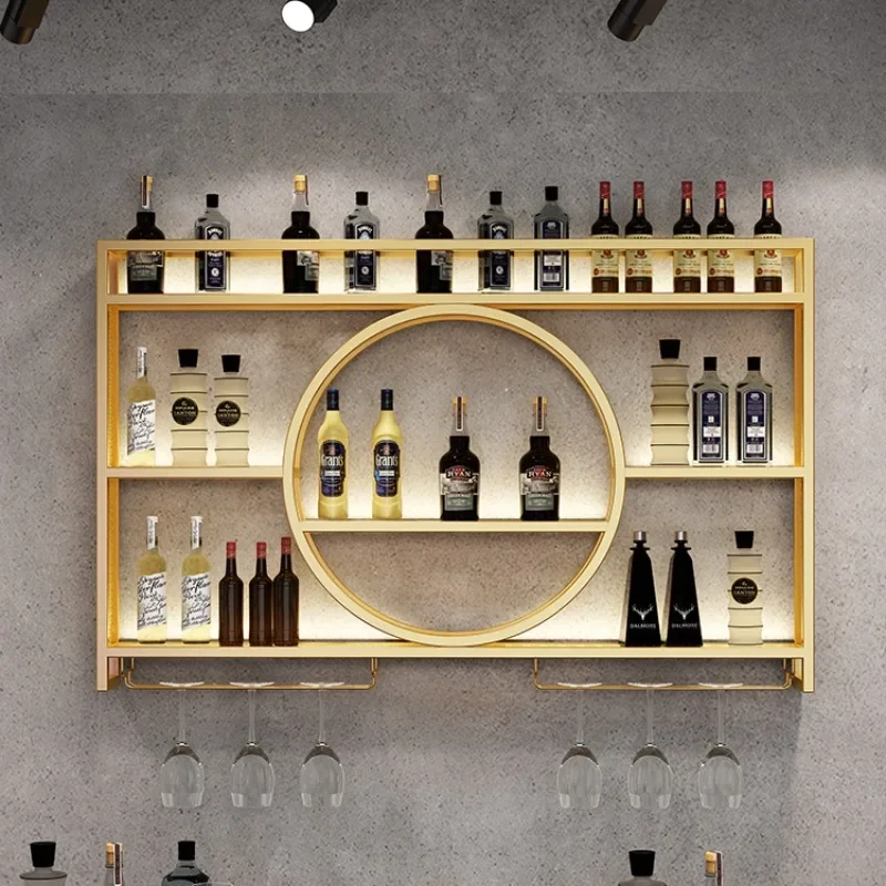 Modern Nightclub Bar Furniture Showcase Vinegar Whiskey Display Cabinet Exterior Cellar Drinks Simple Vitrina Storage Closet