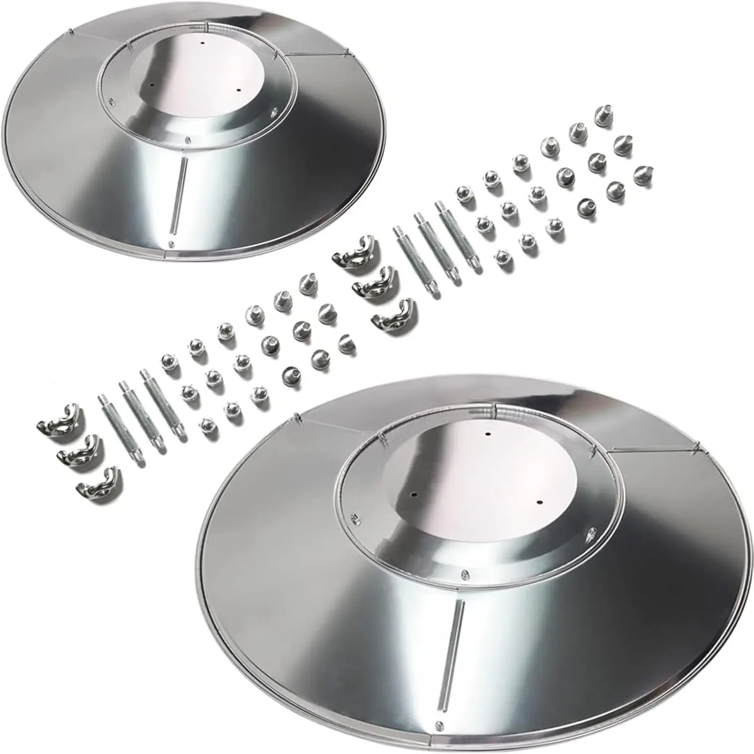 

Комплект из 2 сменных отражающих щит для обогревателя патио, алюминиевый купол для наружных пропановых обогревателей