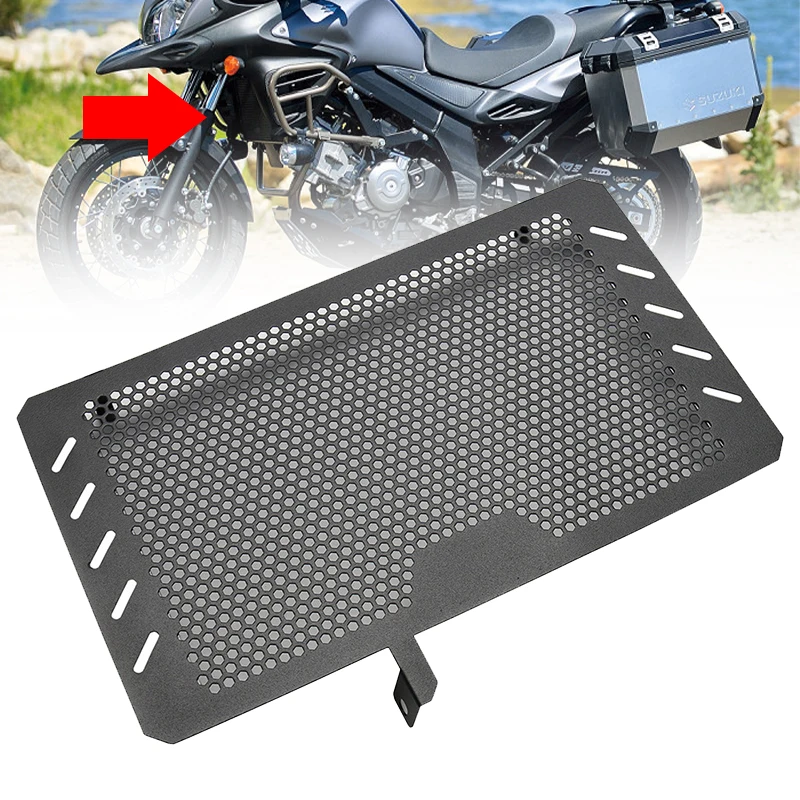 

Fit For V-Strom650 DL650 vstrom650 2013-2020 Motorcycle Radiator Grille Guard Protector Cover Accessories Metal Protective Cover