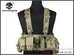 emersongear-UW Gen V Split Front Chest Rig, Airsoft Military Combat Vest, AT-FG, EM7451