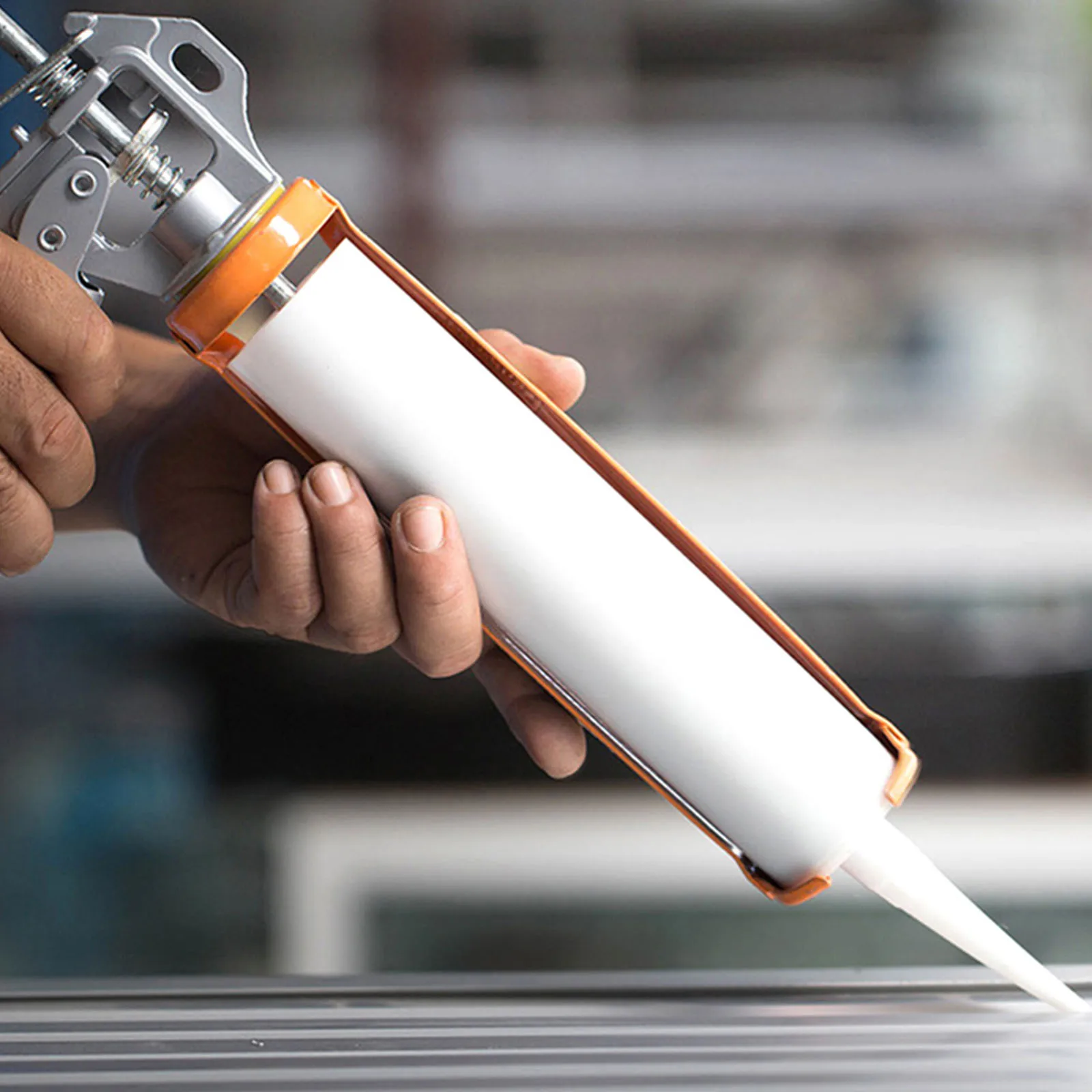 

2pcs Empty Caulking Tubes Reusable Sealant Dispenser Fillable Caulk Pipe For Epoxy Grouting Repair Leak Fixing