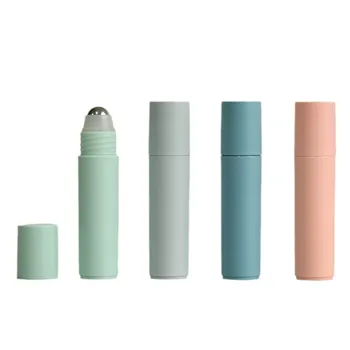 18ml Plastic Roller Bottles Empty Refillable Bottle Ball Bottle for DIY Deodorant Essential Oils Perfume Cosmetics Roll On