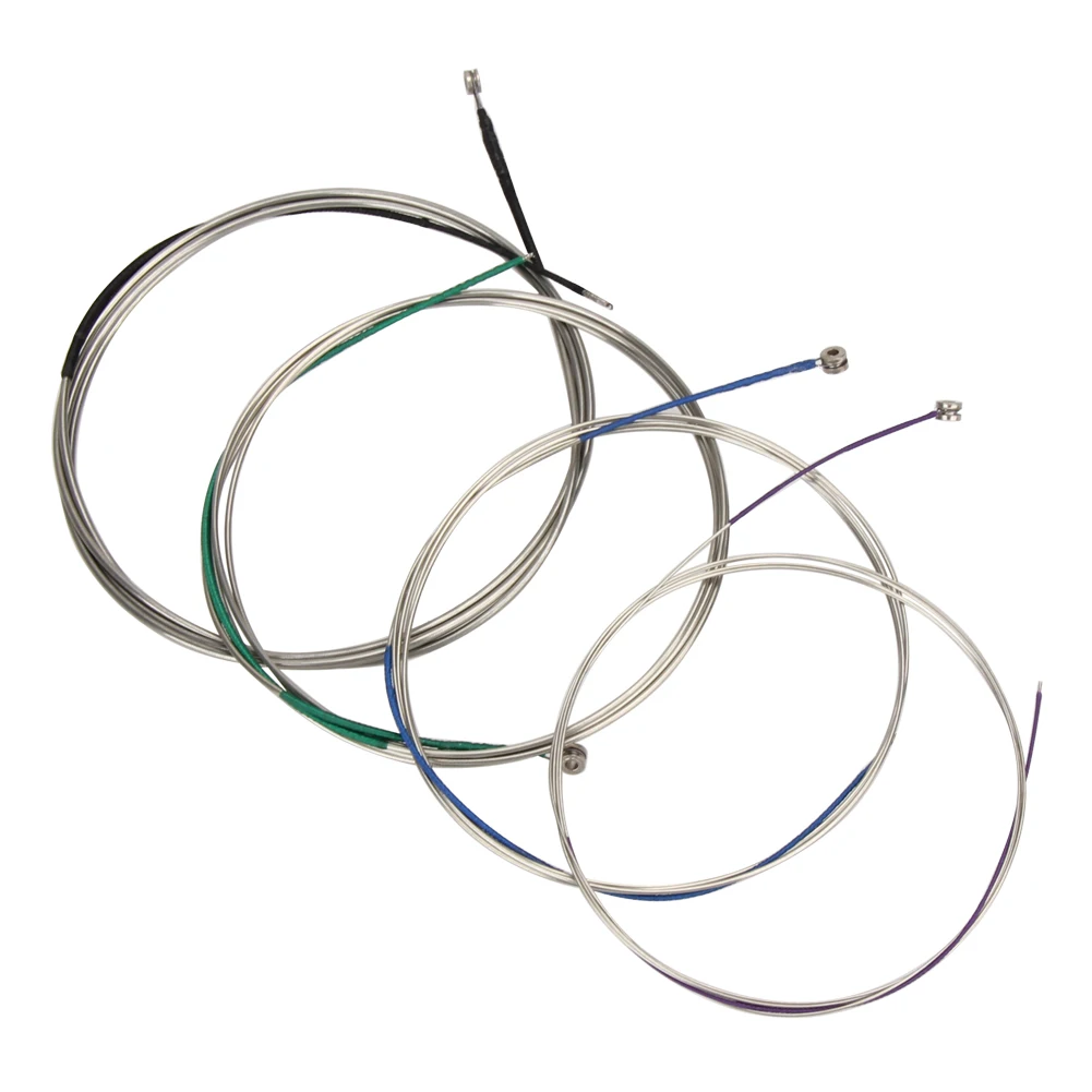 Deutsche Silber-Instrumentensaiten Ersatz C-G-D-A Stahlkern Umwickelte Cello-Saiten für Vollgröße 4/4 3/4 Musikinstrumententeile