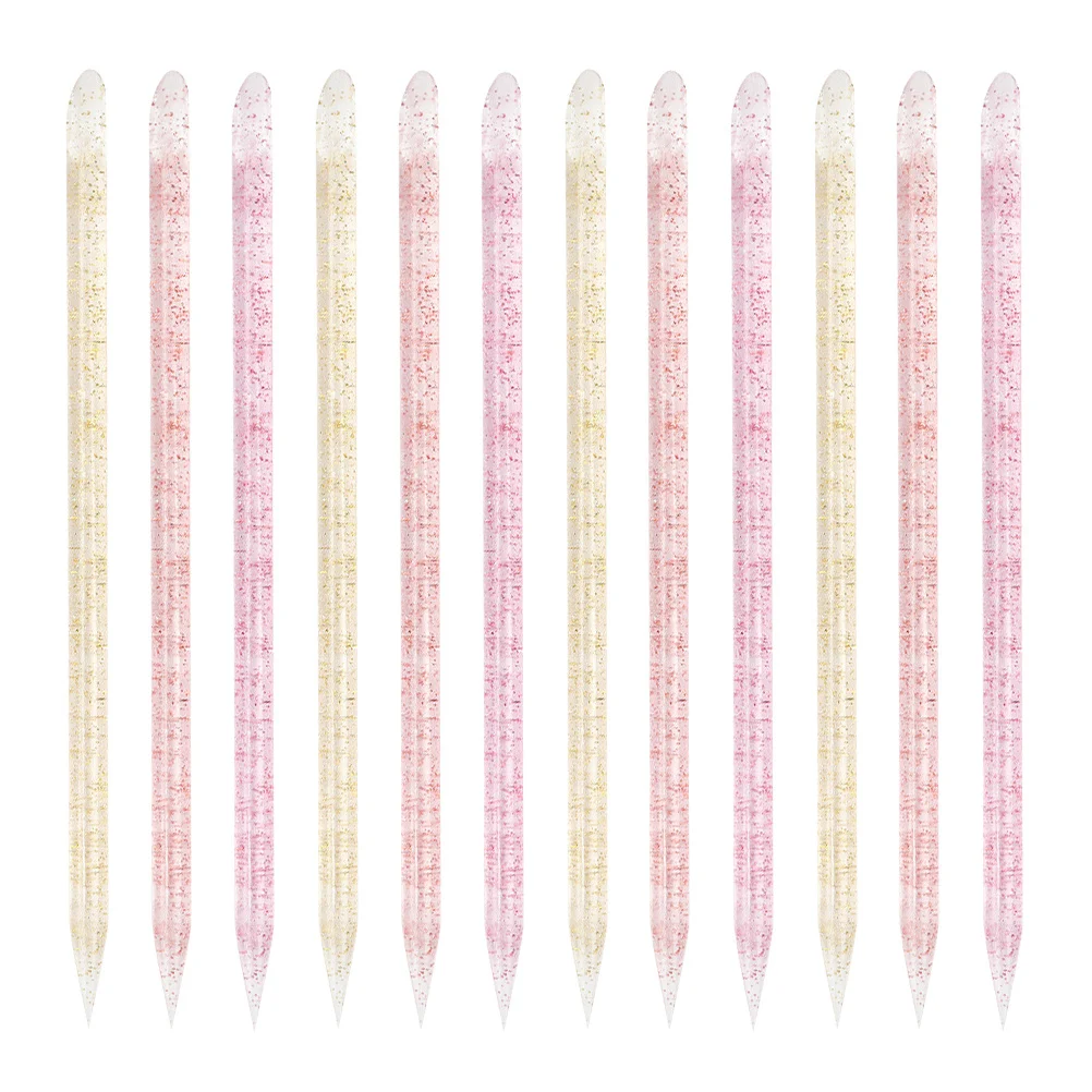 300pcs Nail Art Tools Dual Headed Manicure Pen Cuticle Pusher Dead Skin Remover Diamond Dotting Rod Manicure Diy Tool Nail Brush