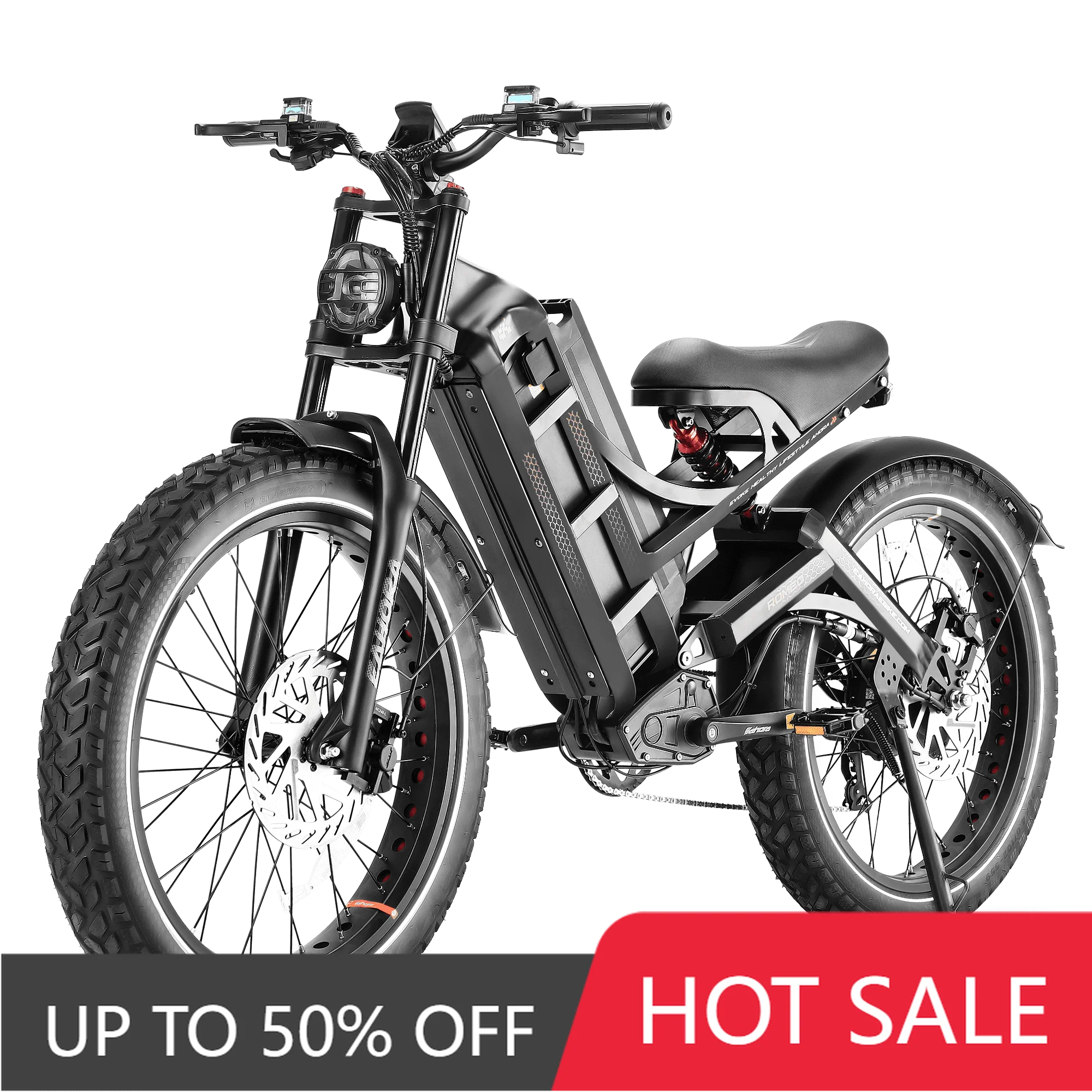 

Электрический горный велосипед JYF High-Speed 60V 2000W (для взрослых) с 7-скоростной трансмиссией и двумя моторами, 2000 Вт