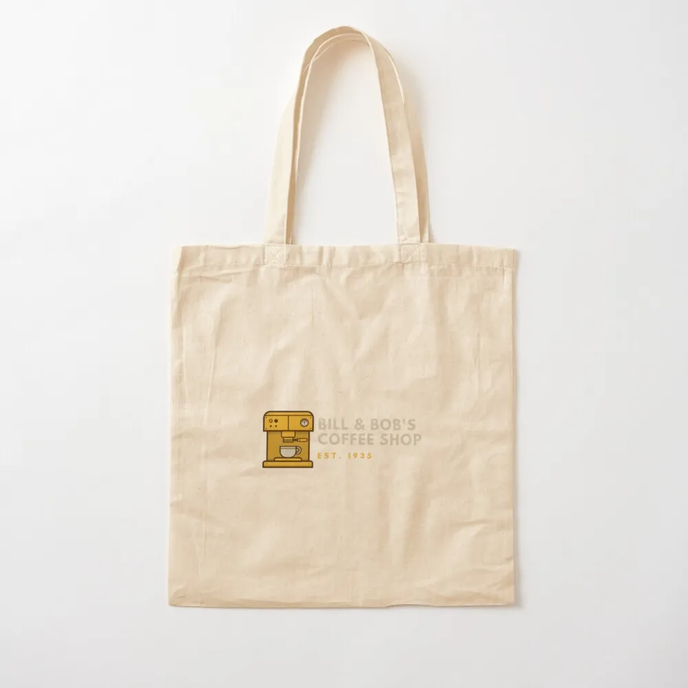 

Bill _amp_ Bob’s Coffee Shop Alcoholic Recovery Tote Bag canvas tote bag cute pouch bag Canvas Tote