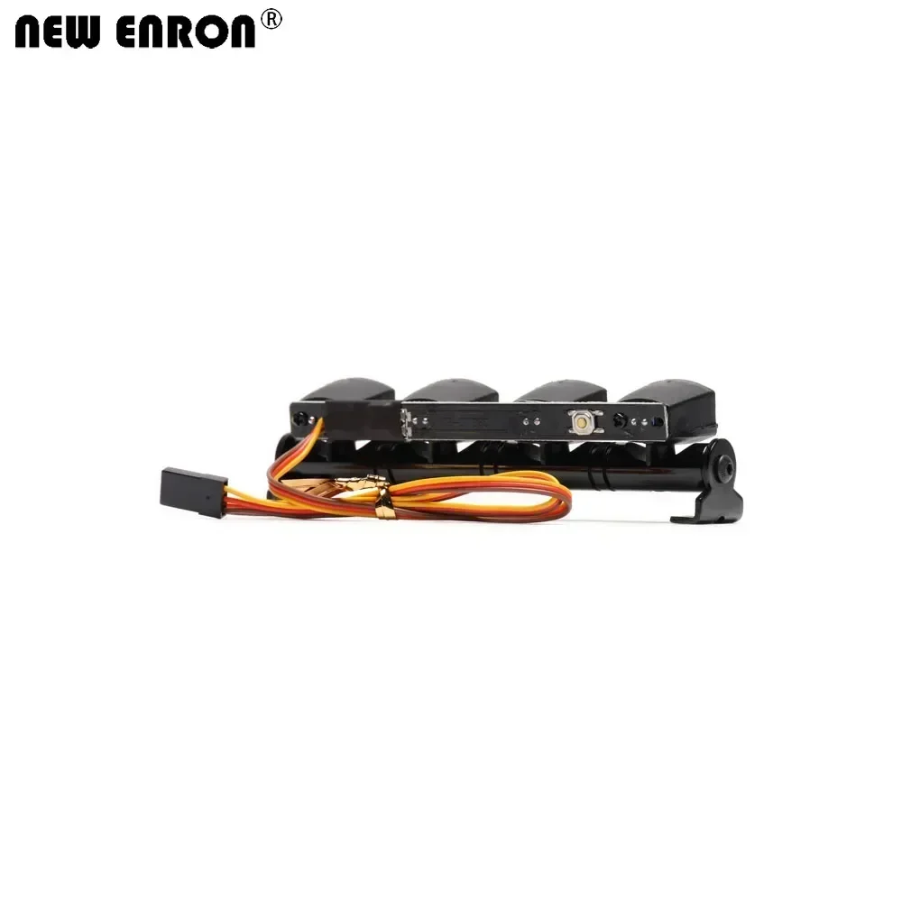 Metalowa lampa dachowa LED 5 światła 4.8-6V 102mm * 18mm Bar do samochodu RC 1/10 Traxxas Axial SCX10 90046 MST Tamiya TRX4 MST