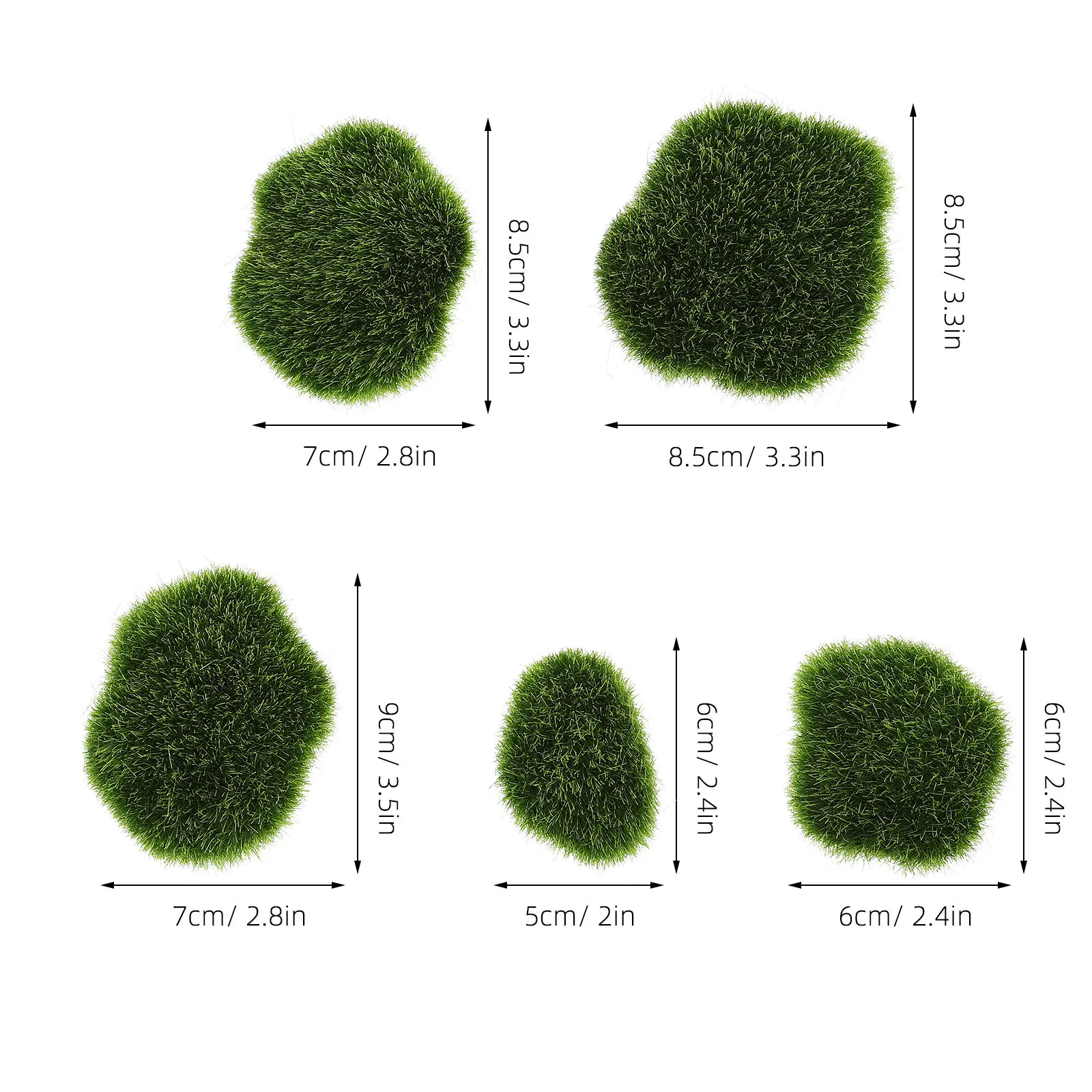 5Pcs Artificial Moss Stone Bac - Bonsai Rock Garden review and price