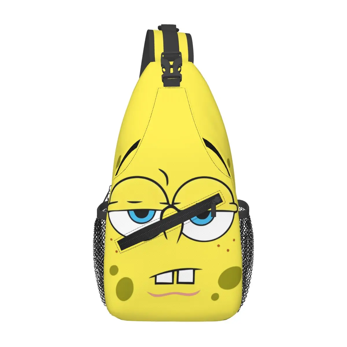 

Custom SpongeBobed Shoulder Crossbody Chest Backpack Traveling Shoulder Chest Bags Sling Bag Cute Cartoon Shoulder Backpack