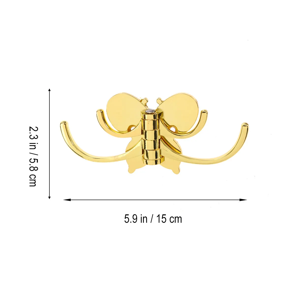 Wearproof Coat Hook Triple Space-saving Swing Arm with Four Arms Swivel Sturdy Corrosion Resistant - view 4