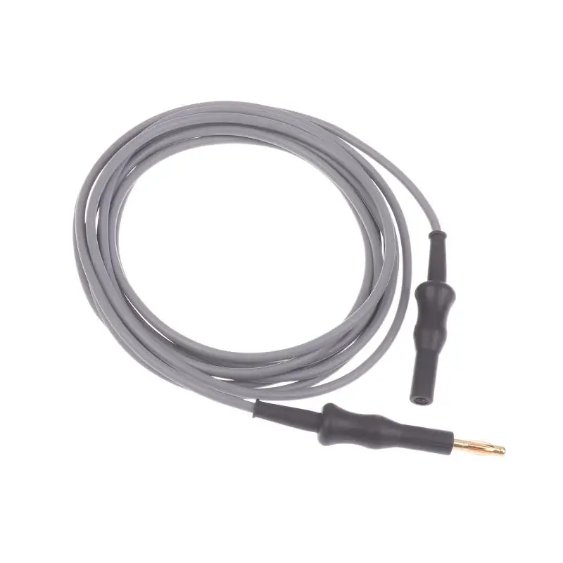 3 Meters ESU-012a Reusable Monopolar Monopolar Connecting Cable 4mm Banana To 4mm Banana Socket