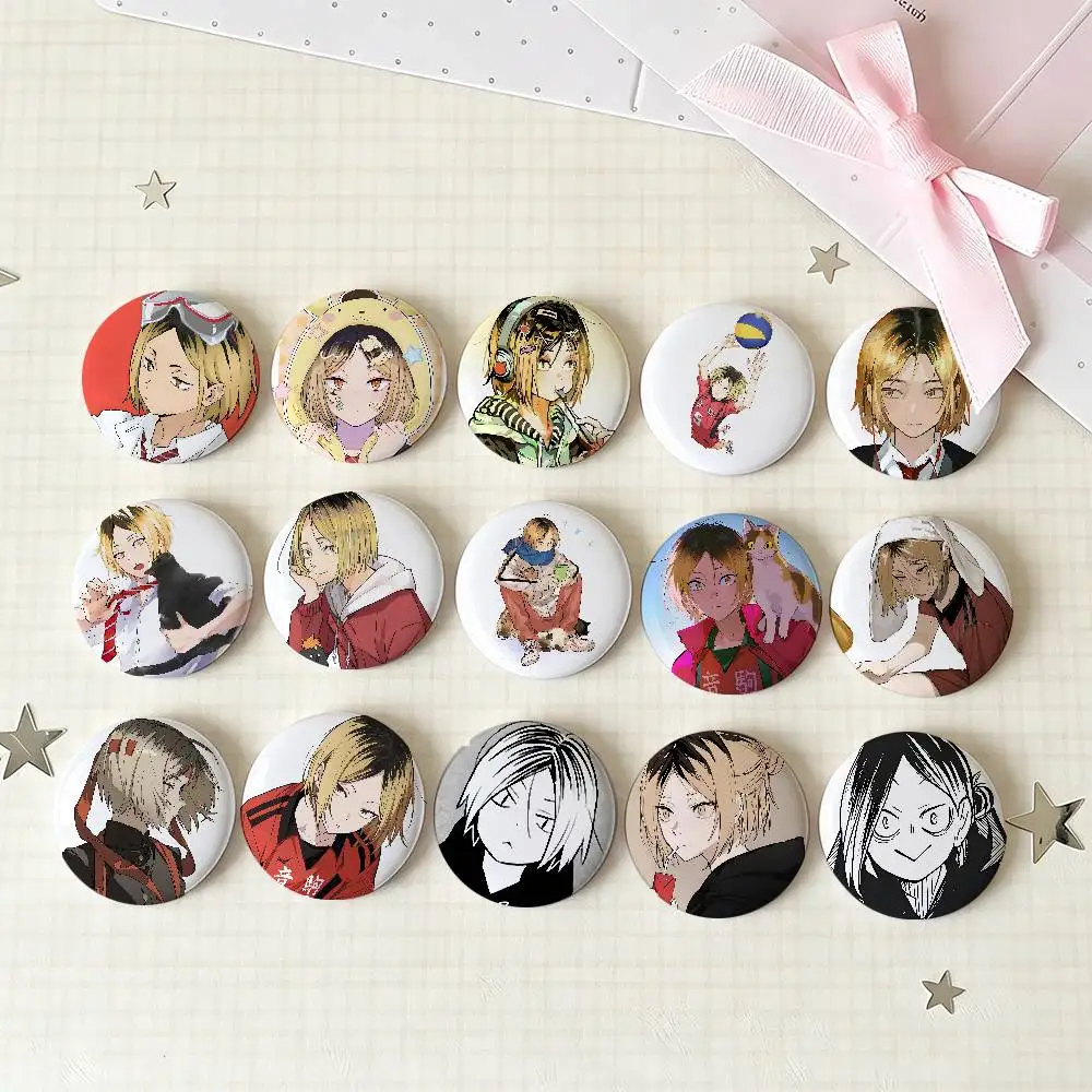 Kenma Kozume Abzeichen Weiches Blechknopf-Anstecknadeln Metallabzeichen Maßgefertigte Schmuckaccessoires für Hut, Tasche, Revers